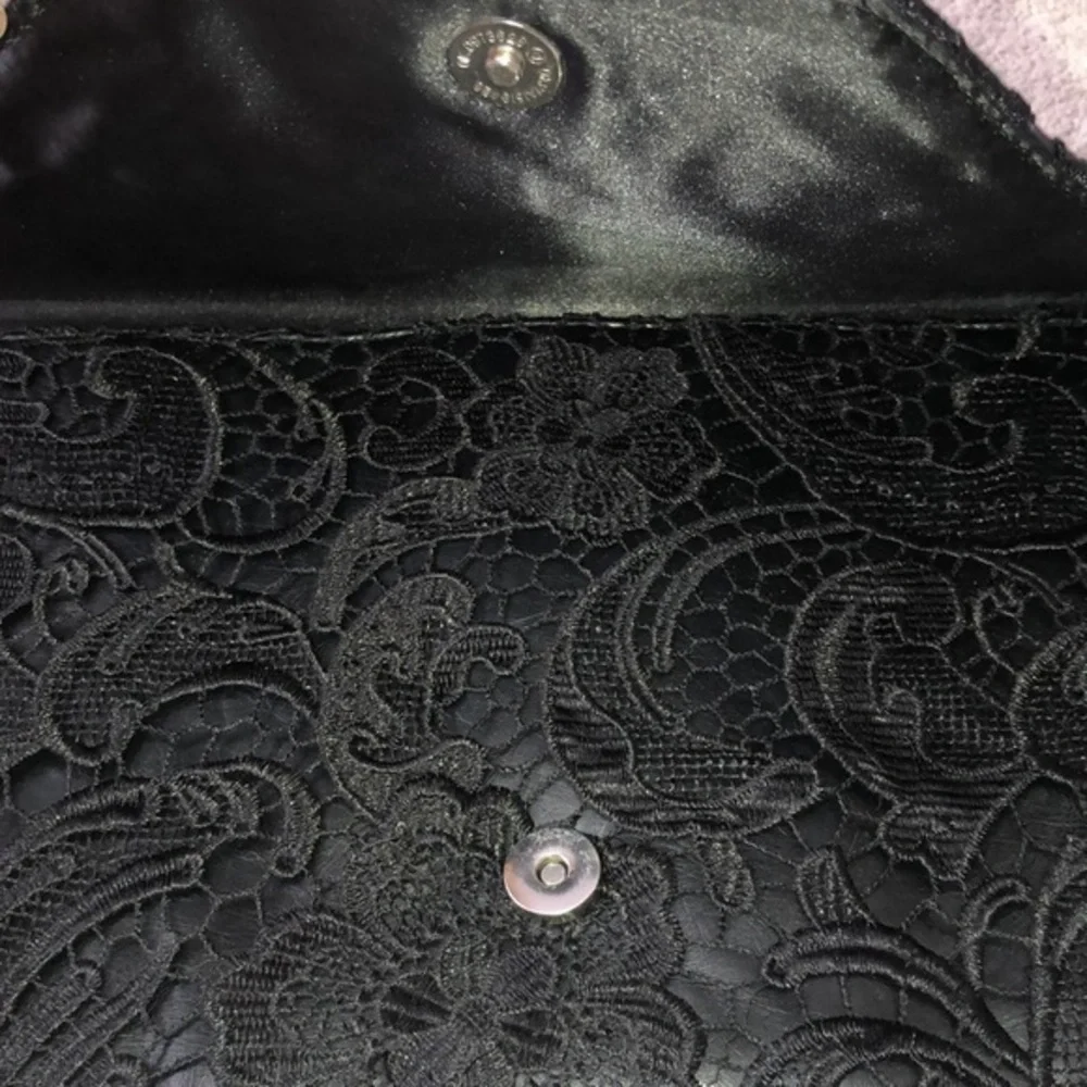 Jessica Simpson‎ Large Holiday Envelope Clutch Bag Black B